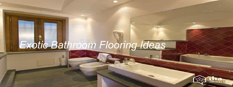 exotic bathroom flooring-