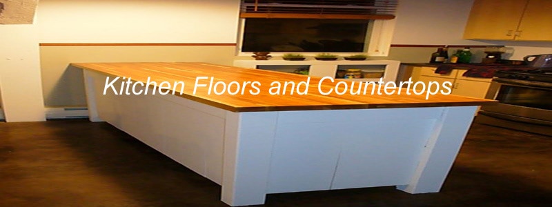 kitchen floors and countertops
