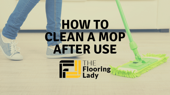 how to clean a mop after use