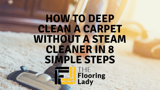 how to deep clean carpet without steam cleaner